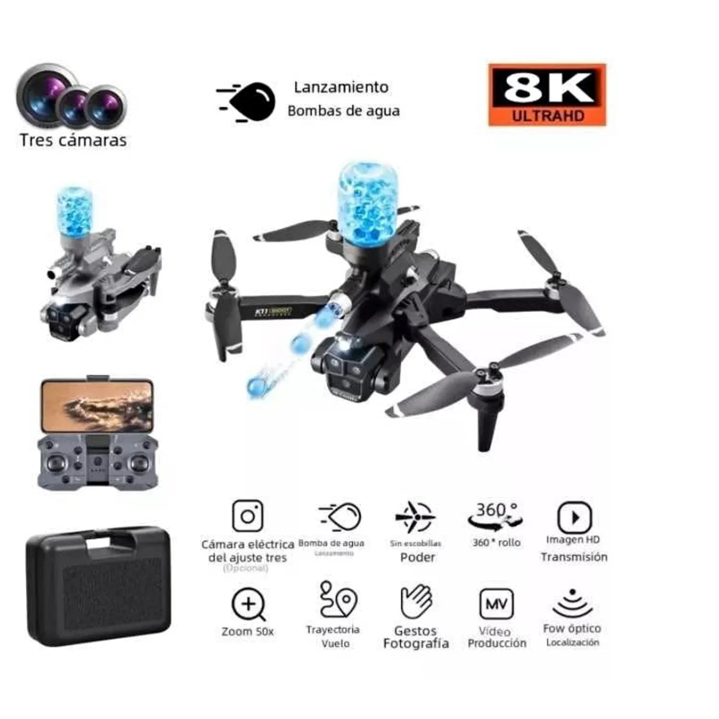 DRONE K11 + KIT DE LIMPIEZA AIRBOOM